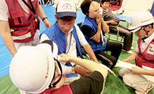 日本赤十字社茨城県支部常備救護班等災害救護訓練２