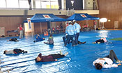 日本赤十字社茨城県支部常備救護班等災害救護訓練２